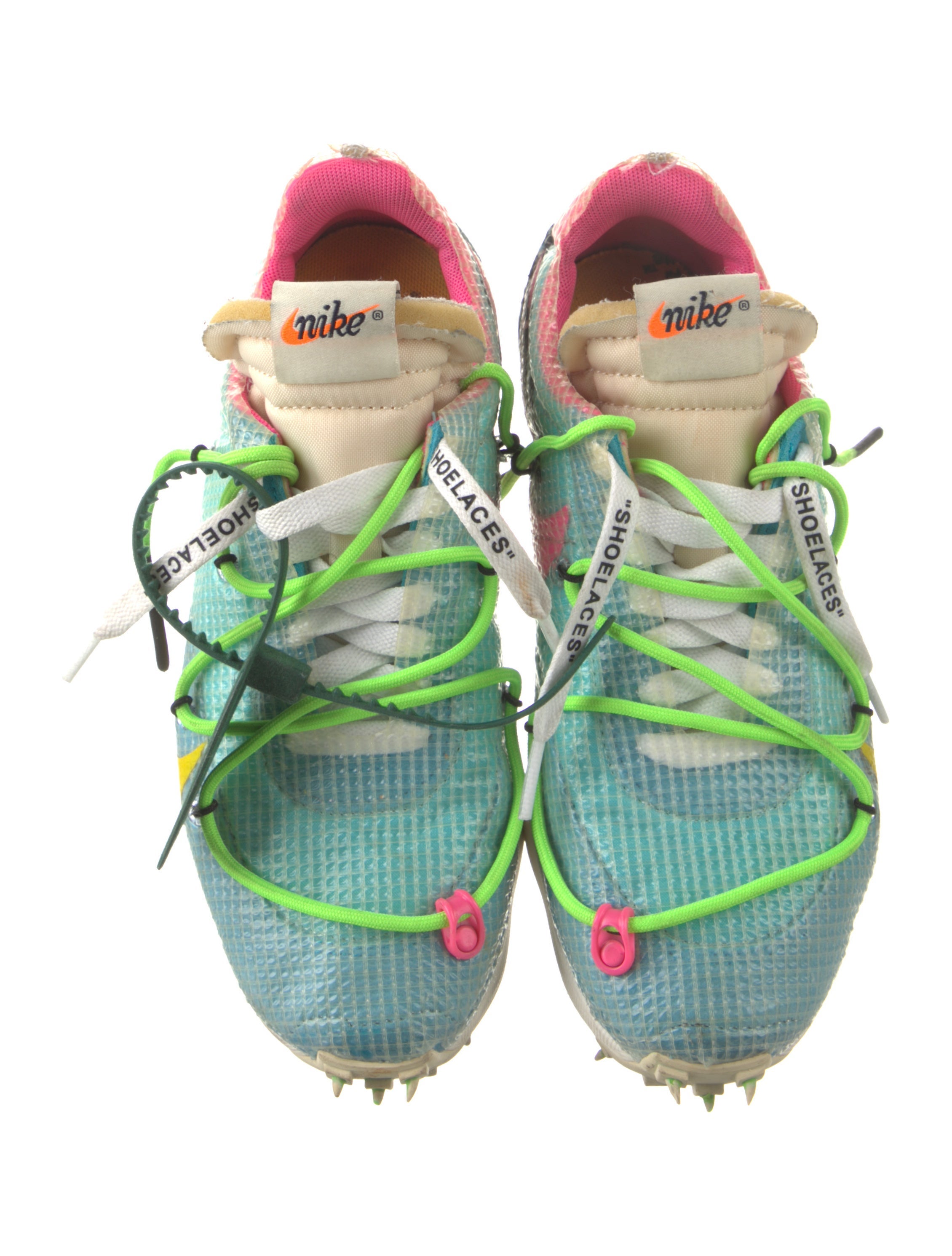 Off-White x Nike Vapor Street 'Polarized Blue' Athletic Sneakers